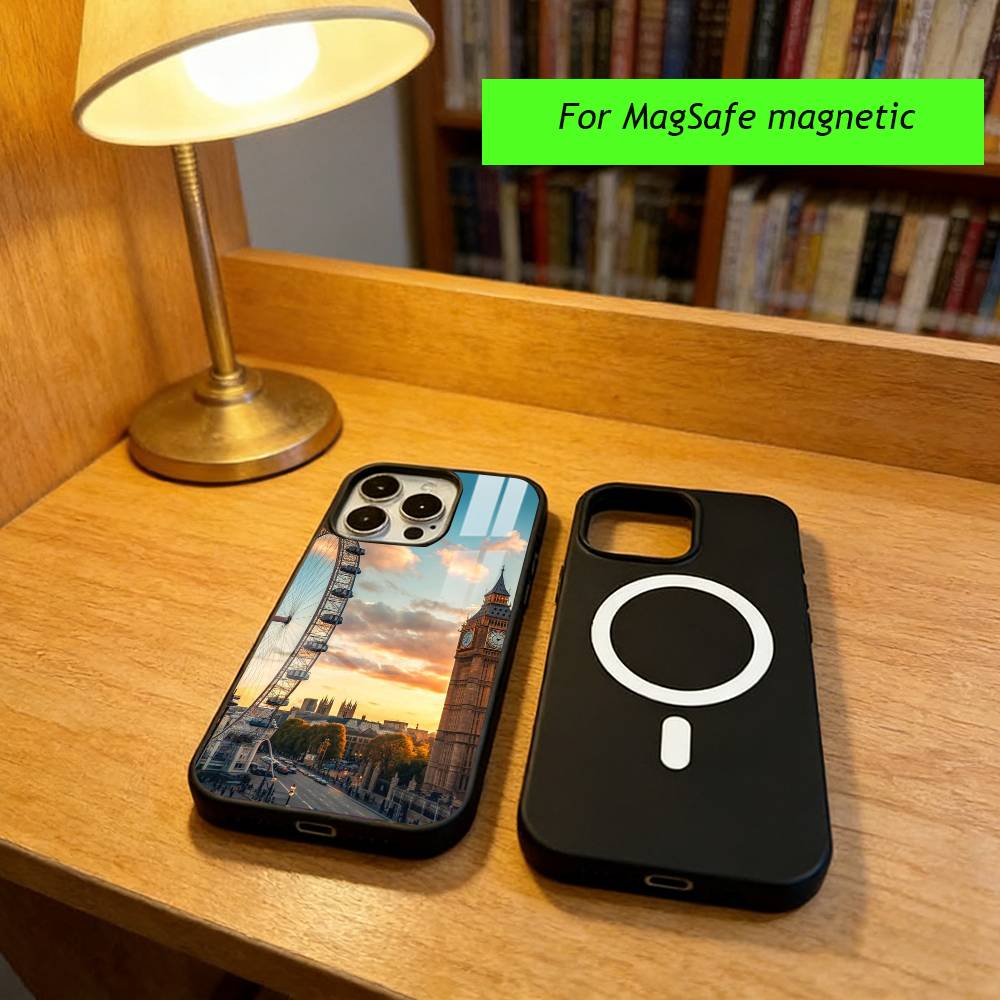 Big Ben Tower Bridge Phone Case For iPhone17,16,15,14,13,12,11 Plus,Pro Magnetic For Magsafe Wireless Charging