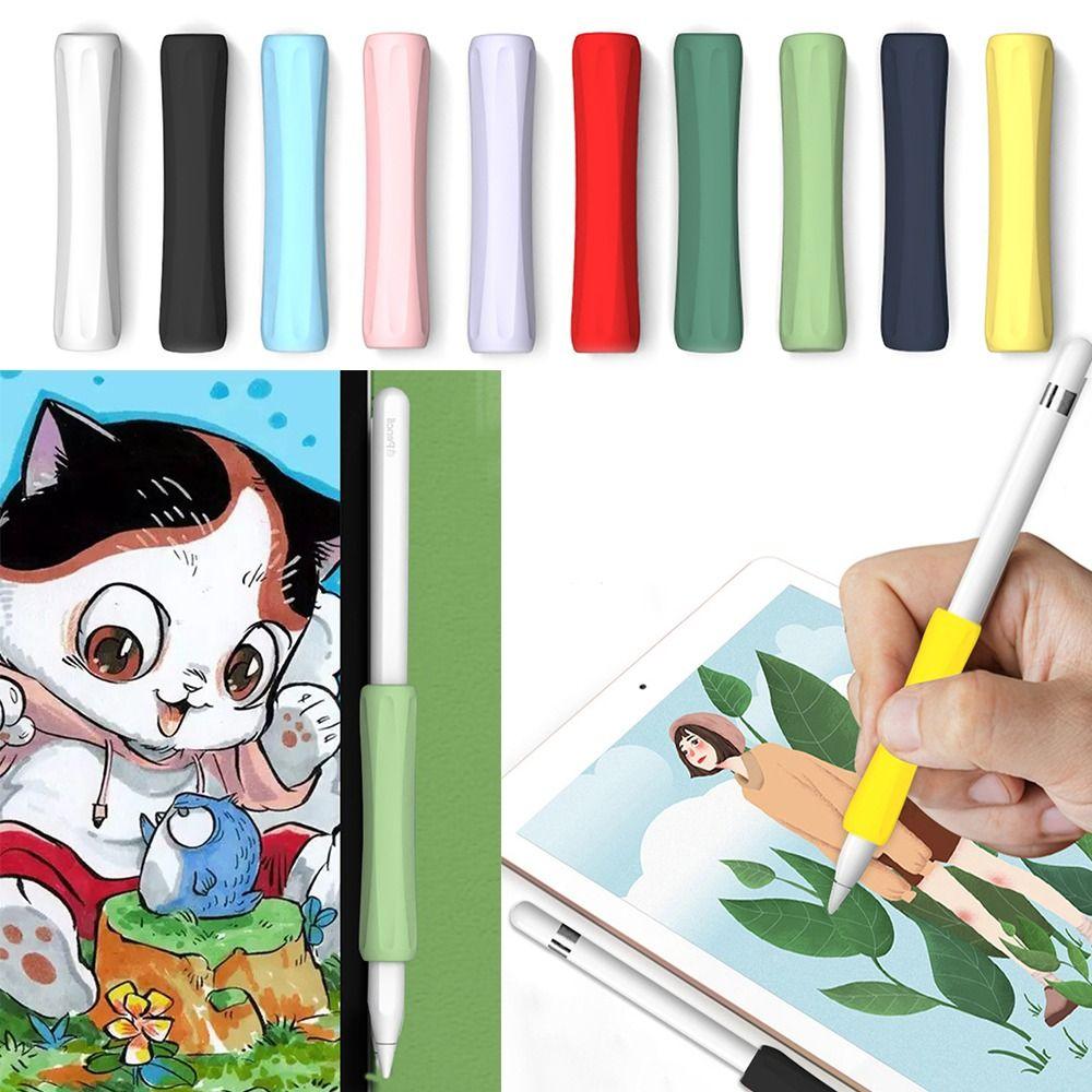Apple Pencil 1/2 Hock-proof Stylus Pen Cover Touch Screen Pen Grip Case Silicone Protective Sleeve