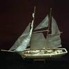 Excras Wooden Ship DIY Wooden Sailing Ship Hobby Wood Ship Model Sailing Ship Wooden Model Home DIY Model Decoration Boat Gift Toy for Kids Model,