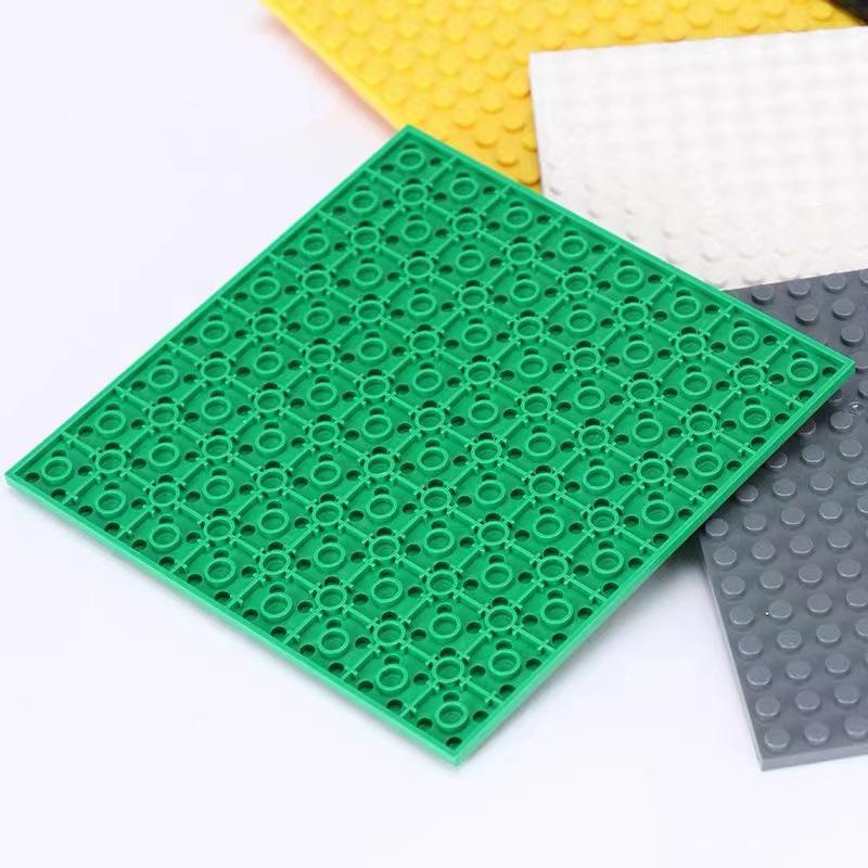 32x32 Dots Double Sided Baseplate for Building Brick 16x16 City Classic Block Plates DIY Plastic Small Block Assembly Part Toy