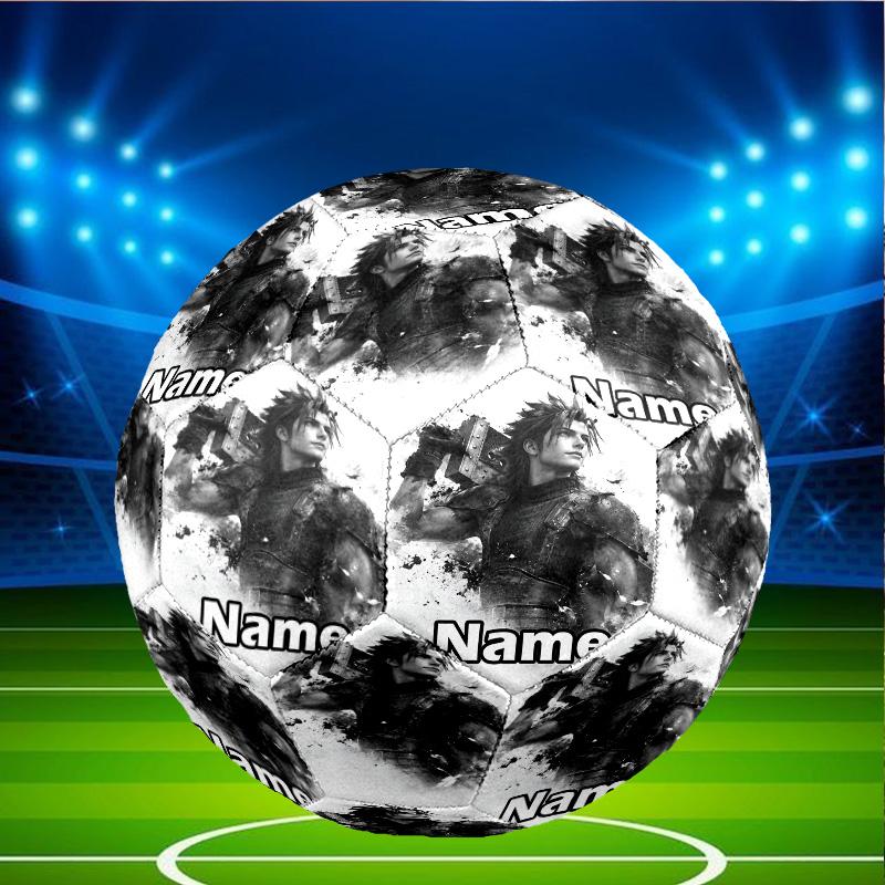 Custom Name Personalized Final Fantasy Print Size 5 Soccer Ball Training & Match Football, for Team, Kicking, Gift for Football