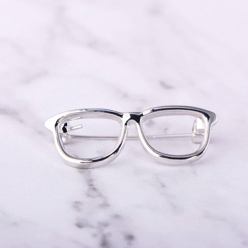 Blucome Простые элегантные солнцезащитные очки, броши в форме мужского костюма, классический воротник рубашки, женская детская сумка, шляпа, рубашка, пуговицы, заколки, пряжка, подарок