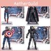Avengers 4 Captain America Movable Pvc Action Figure With Bracket Box For Collectors