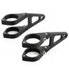 Daytona Motorcycle Headlight Stay Universal Fork Clamp Aluminum Headlight Bracket 27901 Black 35mm/Short