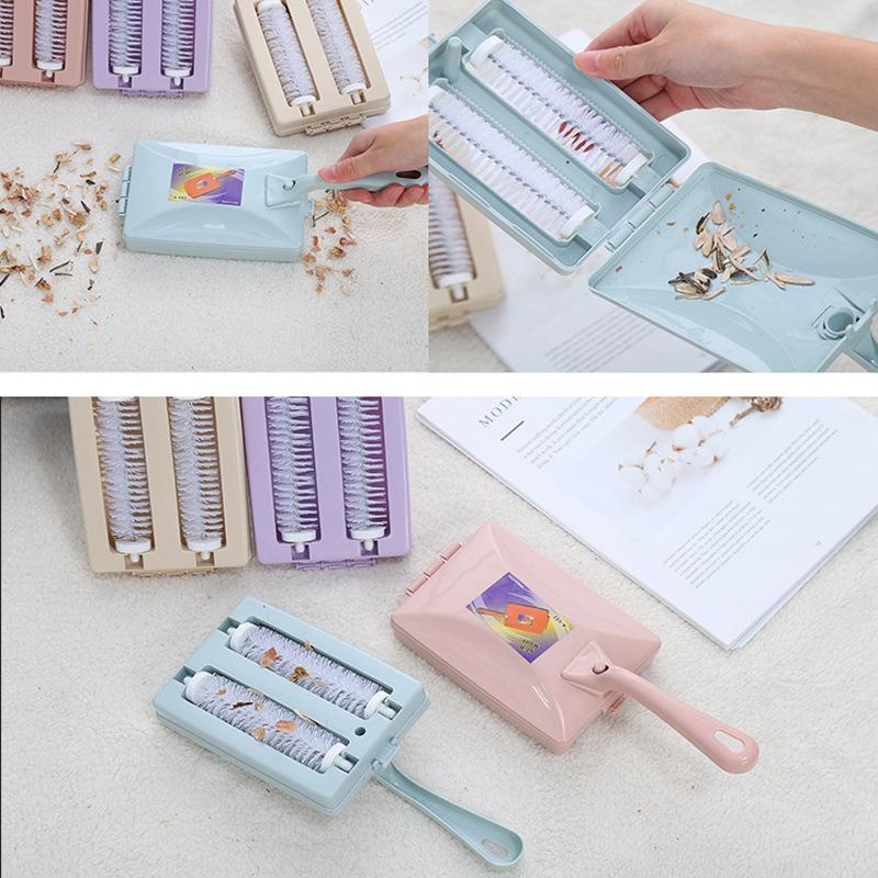 Three-Roller Multifunctional Carpet & Pet Hair Cleaning Brush