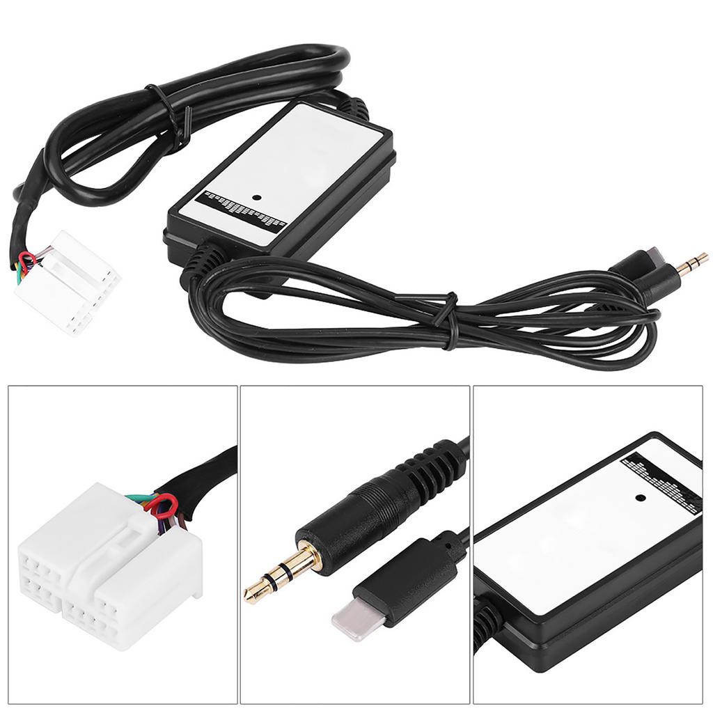 For Accord 07‑11 Iphone 5 6 6s Auto Car AUX Audio Input Integration Interface Adapter