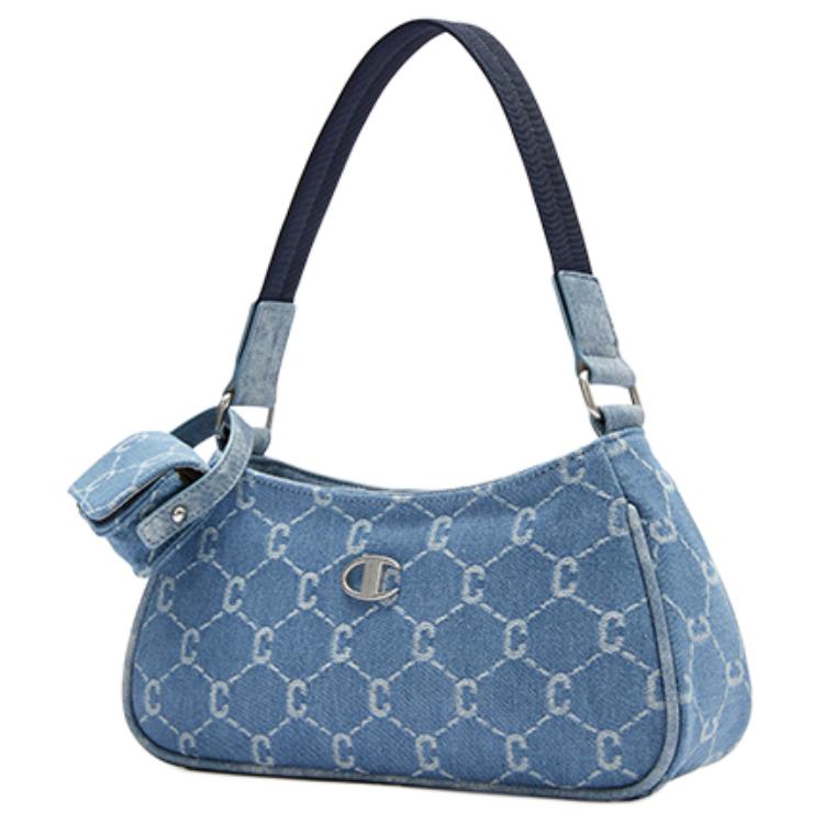 Champion Textile, Synthetic Leather Backpack Shoulder Bag Small Unisex Khaki/Blue/Black U4BACPU22