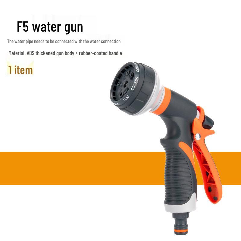 Полностью медный высоконапорный пистолет-распылитель для автомойки и насадка-щетка