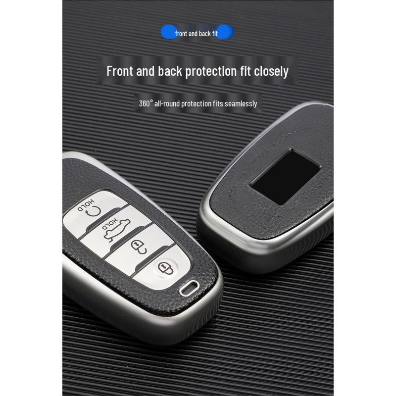 High-Grade Drop-Proof Car Key Shell for Hongqi H5 & E-HS9 - Unisex 2022 Edition