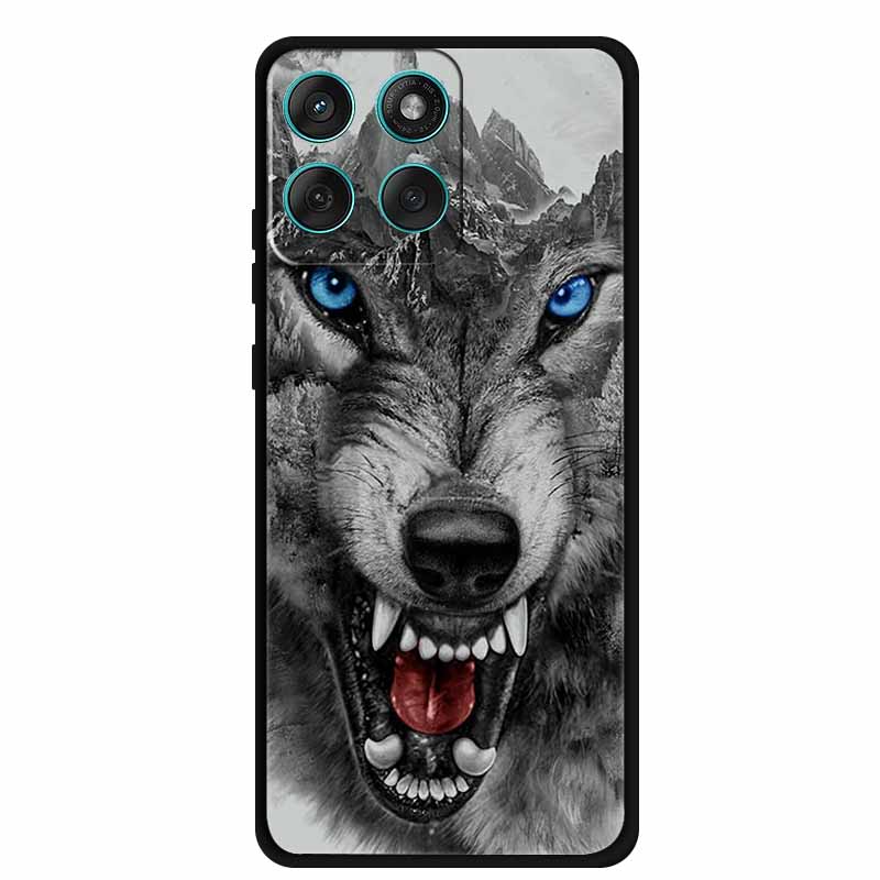 For Motorola Edge 60 Fusion Case XT2503-4 Wolf Lion Soft TPU Silicone Phone Cover for Motorola Edge 60 Fusion Case Fundas Coque