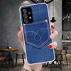 Джинсовый Ковбойский Деним С Принтом Мягкий Чехол Для Телефона Для Samsung Galaxy S22 S23 S24 S25 Edge S26 Ultra S20 FE S21 Plus + Fundas Coque Gala
