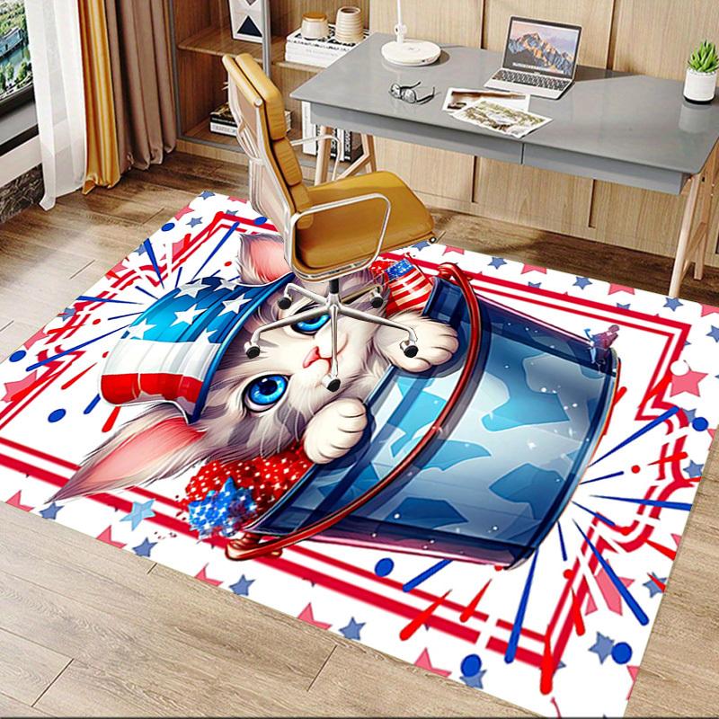 1PC Kitten Flag Extra Large Non Slip Floor carpet, Office, family, Studio   Large Area Rug Indoor Rugs, Bold Statement Piece