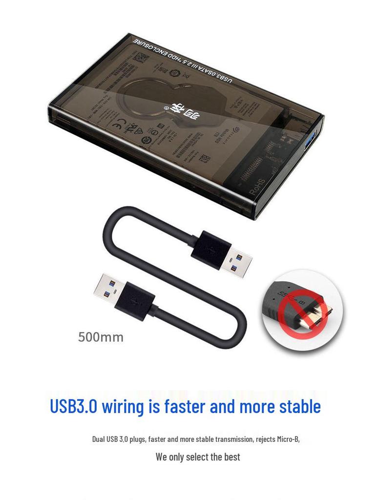 Внешний корпус USB 3.0 для 2,5-дюймового SATA SSD/HDD