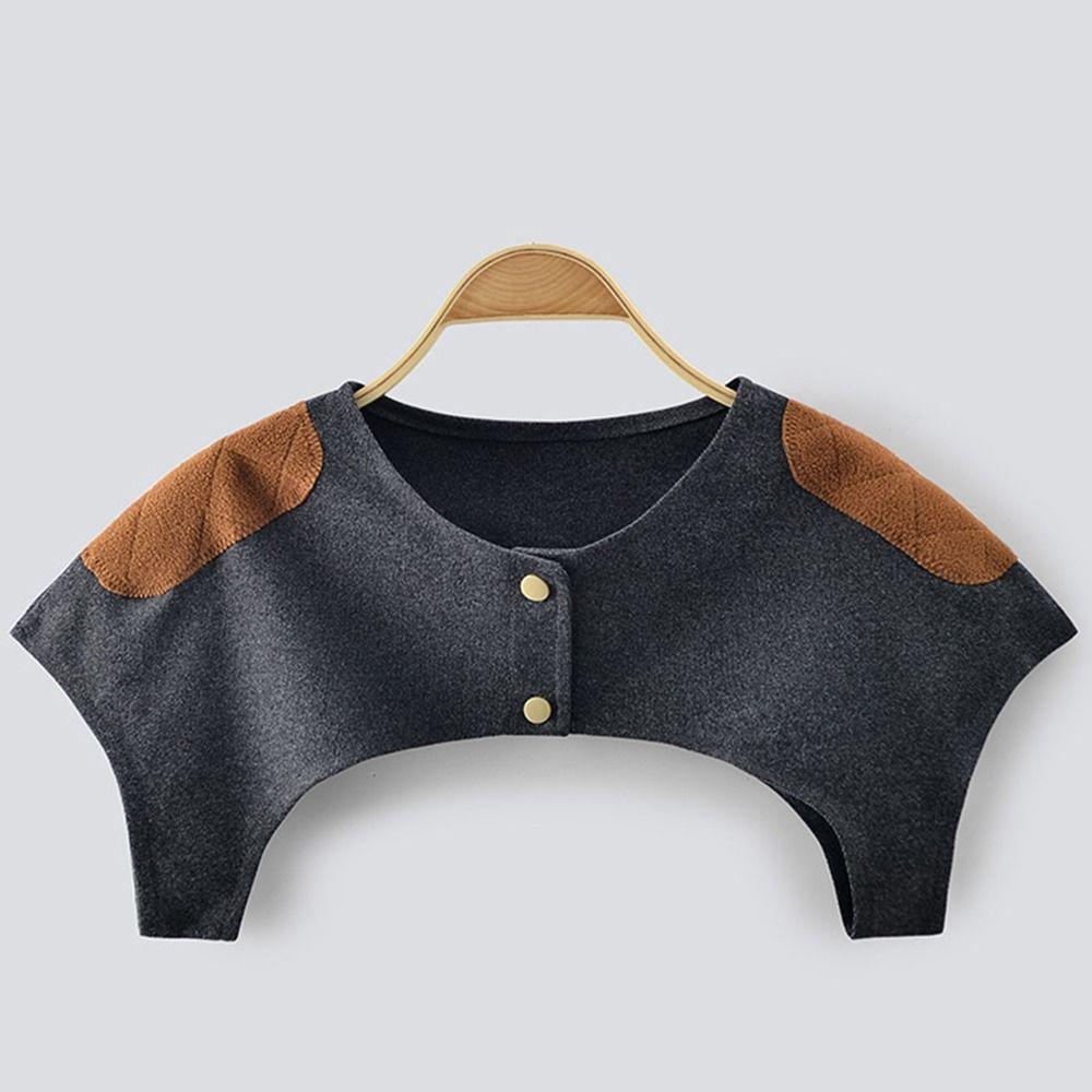 Keep Warm Back Protector Brace Breathable Shoulder Shawl Shoulder Warmer Wrap  Middle-Aged Elder