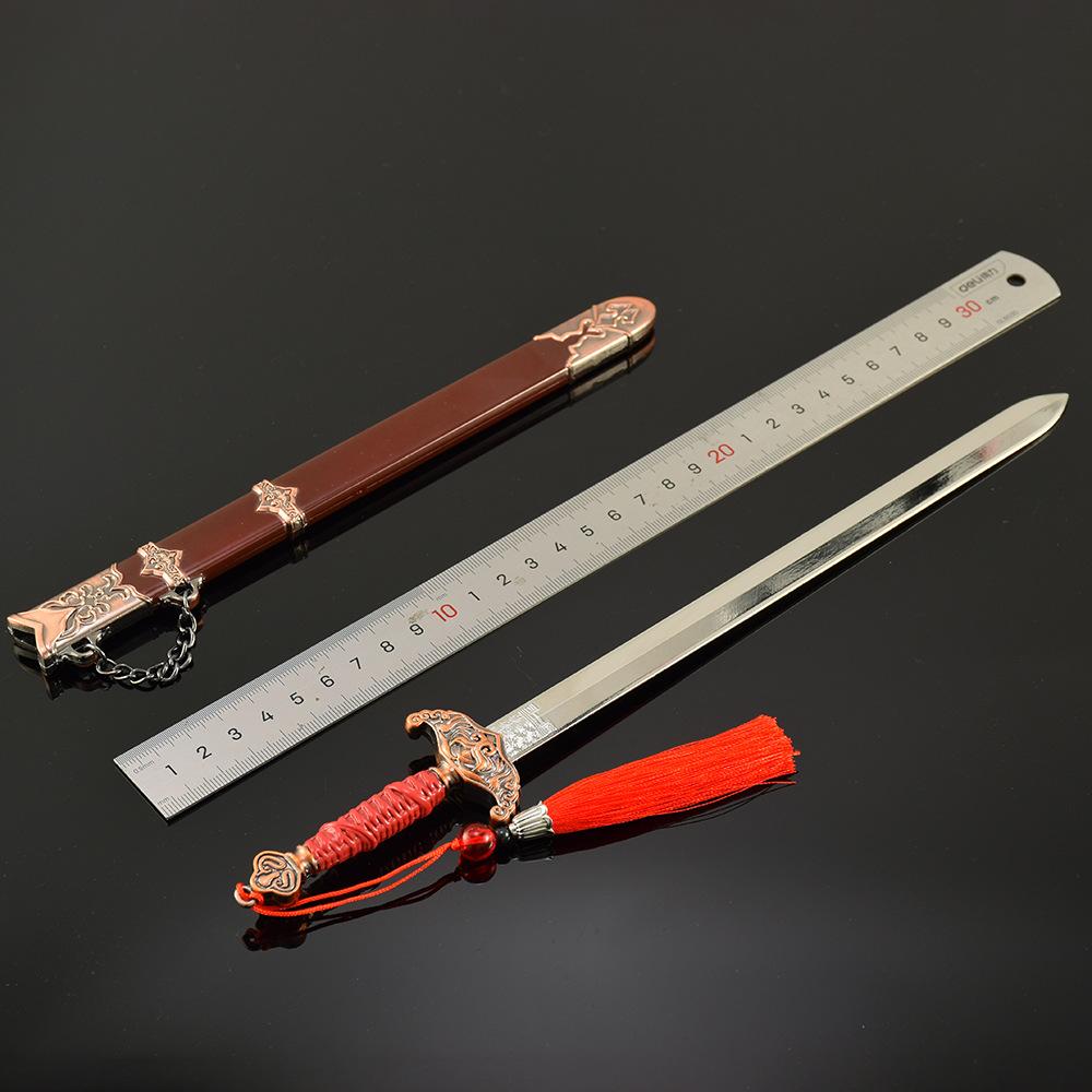 30 см Нарака: Игровые периферийные устройства Bladepoint Металлическая модель Noble Blade Коллекционные настольные украшения Косплей Меч Игрушка Реквизит Подарки для мальчиков