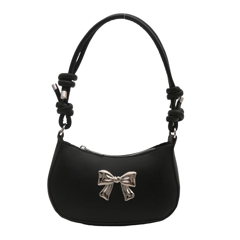 Сумка-сумка с текстурированным бантом женская летняя 202 новая модная сумка-мессенджер нишевая мини-сумка через плечо подмышкой