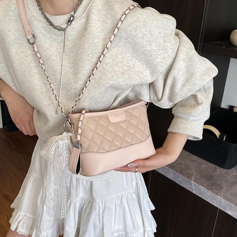 IELGY Ladies Messenger Bag Diamond Chain All-Match Stray Bag