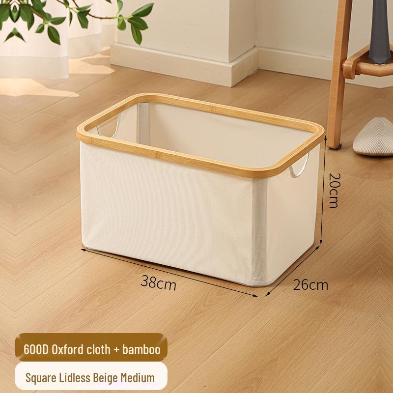 Elegant Foldable Laundry Hamper - Spacious Bathroom Storage Basket