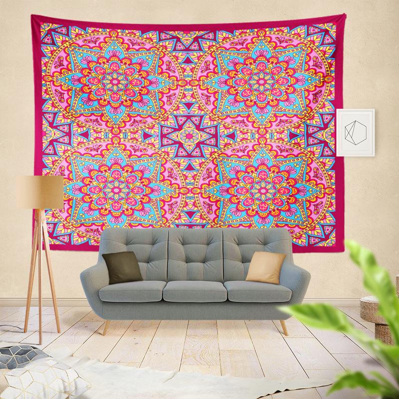 Mandala Tapestry Bedroom Decoration Painting Room Background Wall Cloth Bedhead Hanging Cloth