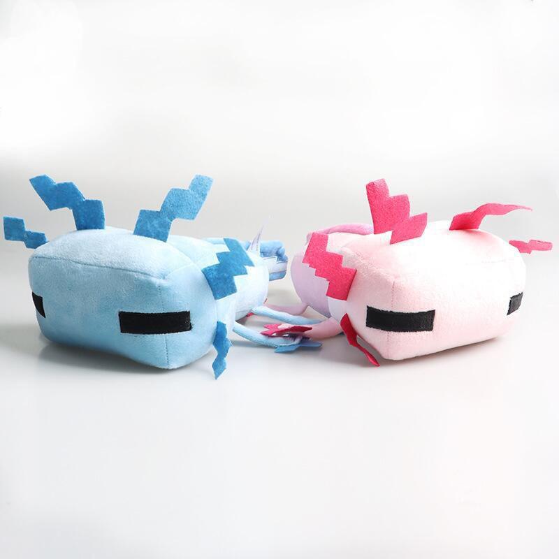 New Axolotl Cute Animal Salamander Plush Doll Hexagonal Dinosaur Doll Gift Doll