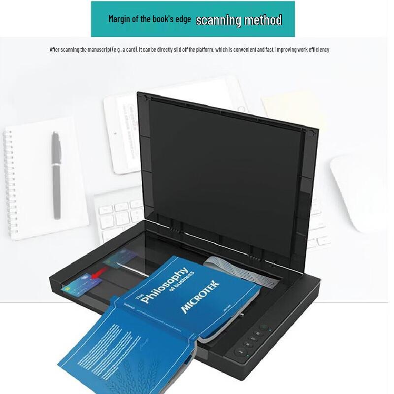 Microtek G2800 Plus A3 Flatbed Scanner CN plug (adapter included)