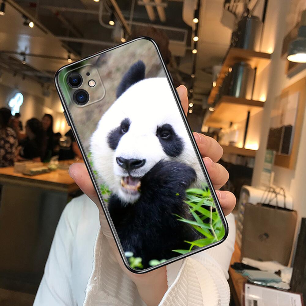 Супер милые чехлы для телефонов с пандой для iphone 13 Pro Max, чехол 12 11 Pro Max 8 PLUS 7PLUS 6S XR X XS 6 mini se mobile cell