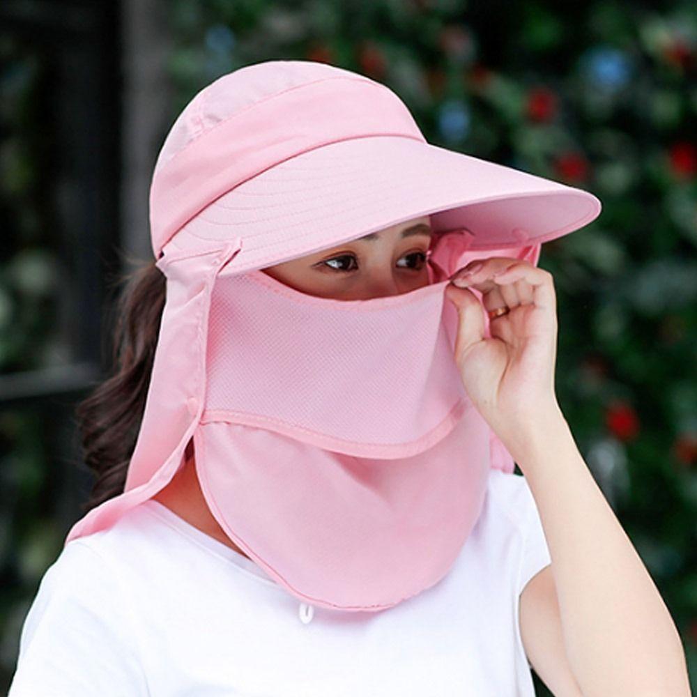 Anti-uv Tea Picking Cap UV Protection Shade Hat Breathable Beach Cap Summer