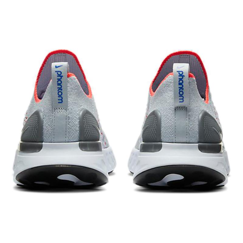 Nike Кроссовки React Phantom Run Flyknit 2 Pure Platinum Flash Crimson CJ0277-007