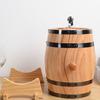 Дубовая бочка для вина 1/1,5/3 л с подставкой, винтажная бочка для выдержки виски, диспенсер, деревянная бочка
