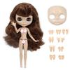 ICY DBS Blyth Doll White Skin Glossy Face Matte Face Joint Body with Hand Set A&B 1/6 Bjd Suitable Diy Makeup Special Price