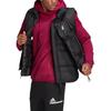 adidas Однотонный жилет на молнии с воротником-стойкой для мужчин, черный FT2417