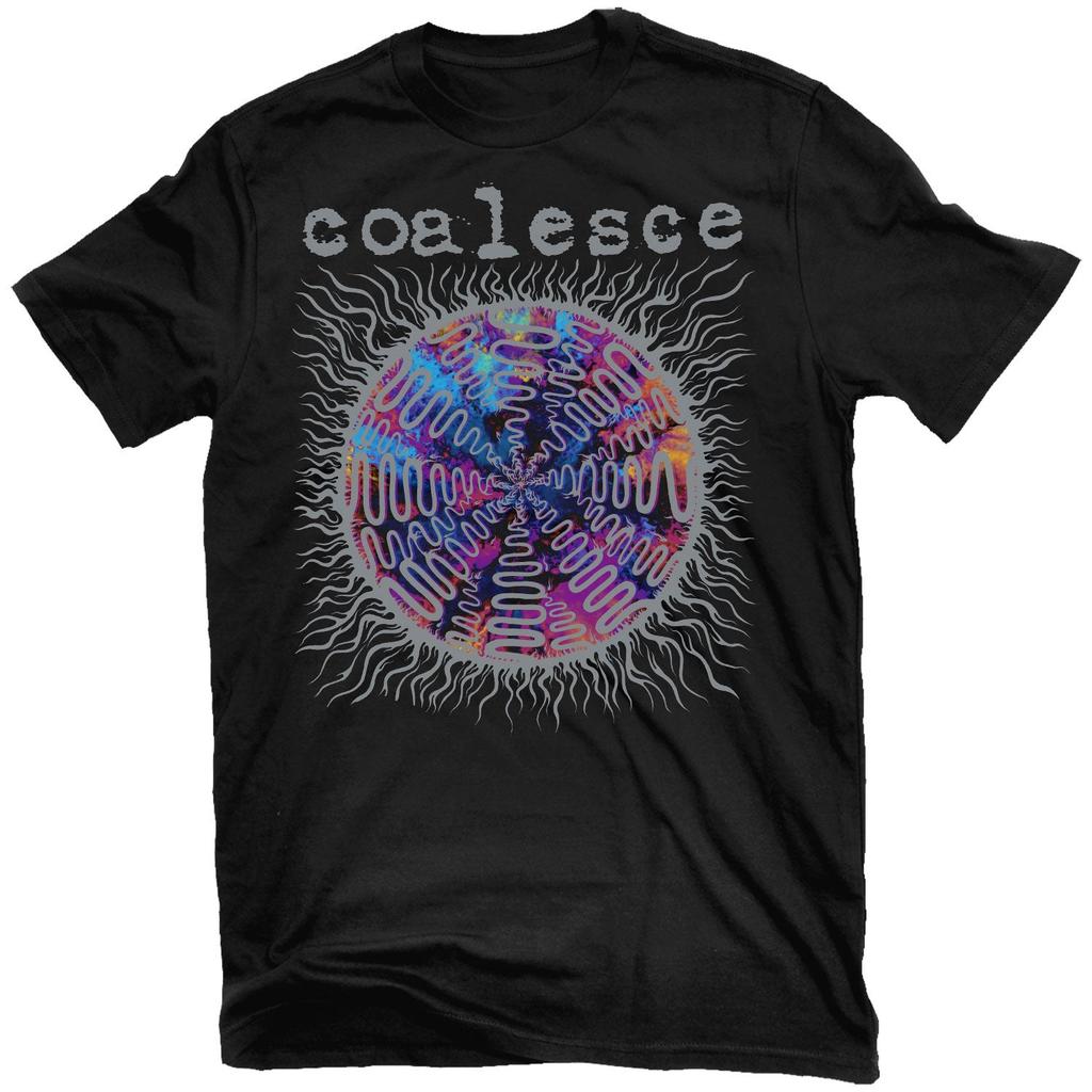 Coalesce Мужская футболка с графическим принтом OX Band Хлопок Круглый вырез Повседневная Унисекс Футболка Летний Топ