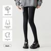 Леггинсы с серой бархатной подкладкой для женщин — теплые, плотные, морозостойкие колготки с защитой от падения на осень и зиму