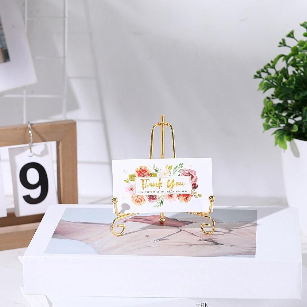 4 6 8 10 12inch Plate Stands Foldable Photo Pedestal Durable Metal Easel Rack  Bowl Picture Frame