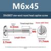 Yigu 304 Stainless Steel Pan Head Captive Screw M3/M4/M5/M6