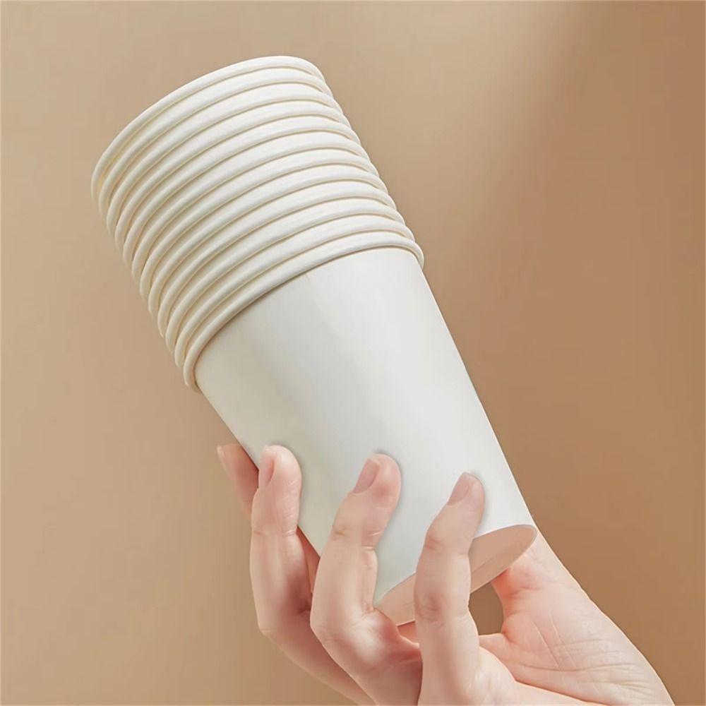 200Pcs 30/60/120/200ml Tasting Cup Thickened Paper Cup Set Disposable Paper Cup  Party Supplies