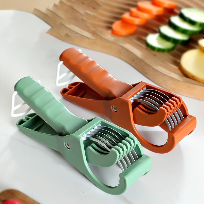 [Pro Fruit Slicer] 1pc/set Multifunctional Rustproof Fruit and Vegetable Slicer | Kitchen Fruit Slicer Pro for BBQ/Catering Cucumber Slicer