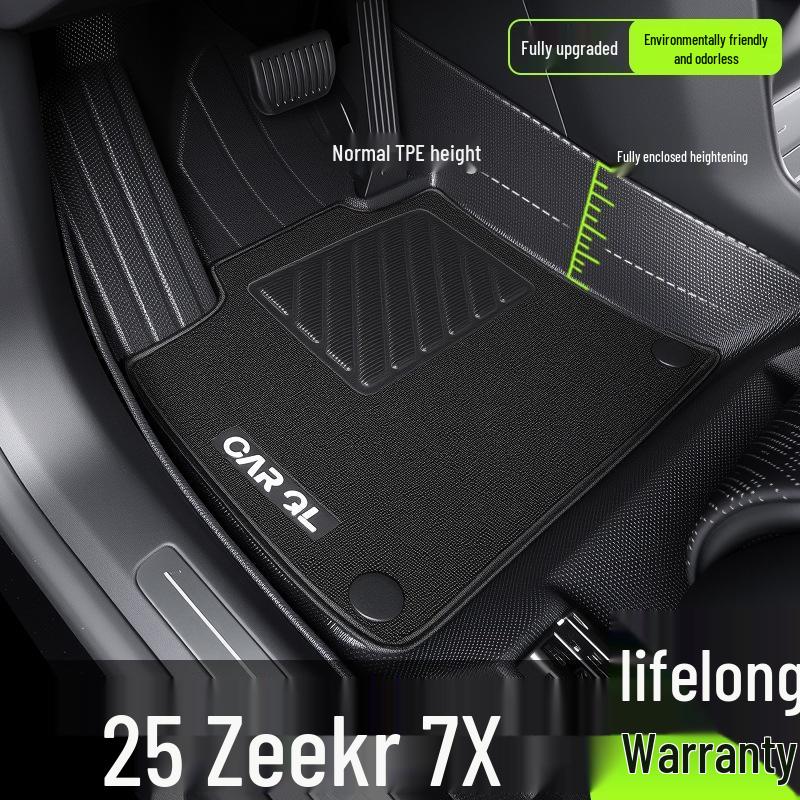 Полные коврики TPE для Zeekr 7X: Аксессуары и Декор для Салона Автомобиля