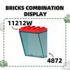 18 шт./лот 4872 Лобовое стекло 3x4x4 Стеклянное окно Строительные кирпичики Аксессуары MOC Совместимо с Конструкторами Игрушки для детей Идея для подарка Коробка