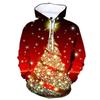 Толстовки с капюшоном с рисунком рождественской елки для мужчин 3D The Perfect Tree Printed Hooded Sweatshirts Kids Fashion Winter Pullover Pop Hoodie