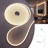 Flexible USB Neon Light Strip with Touch for Switch - Dimmable, Warm White, DC5V - Ideal for Home Decor,Wall Decor