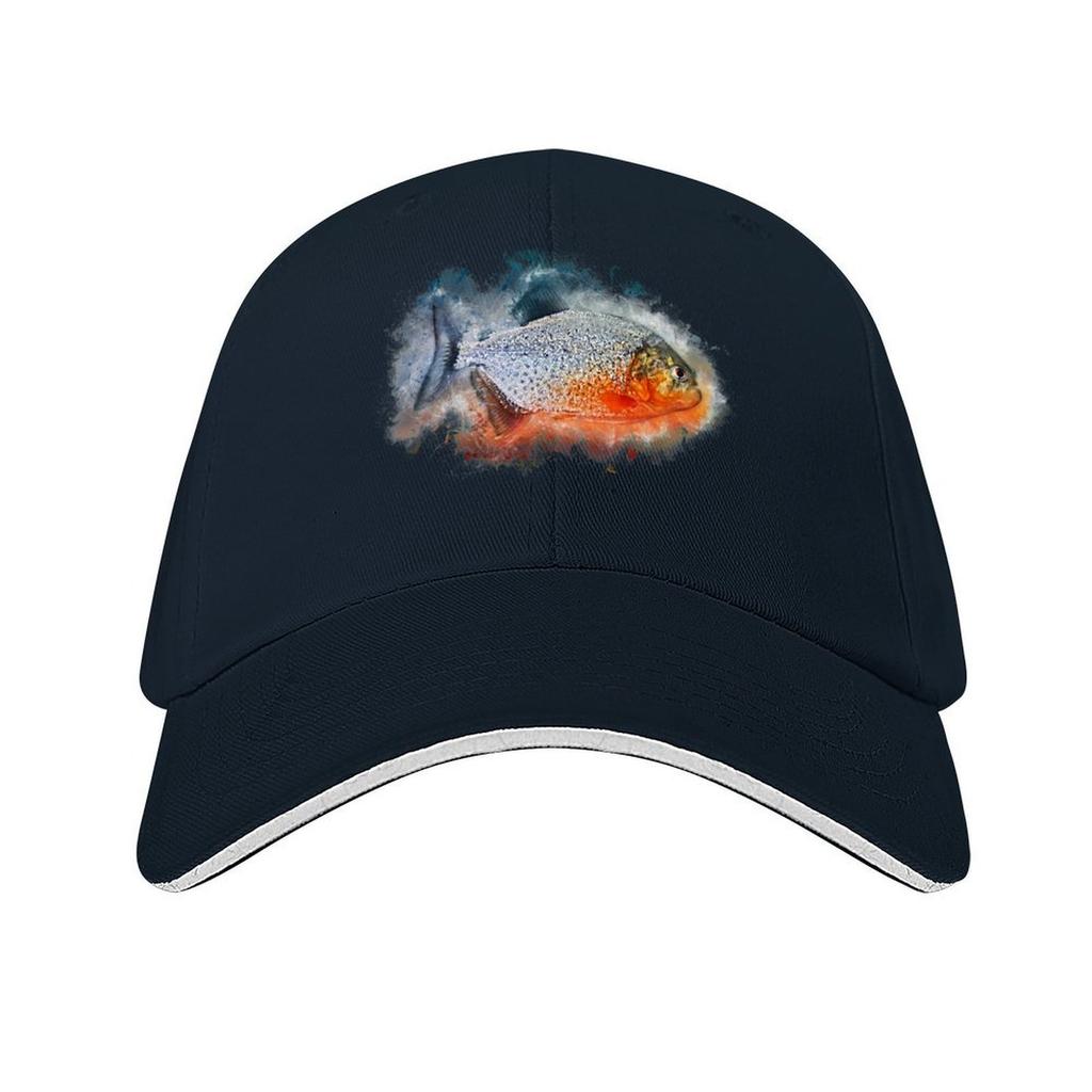 Red piranha Serrasalmus nattereri Baseball Cap designer cap Rave Icon Fashion Beach Baseball Unisex Womens