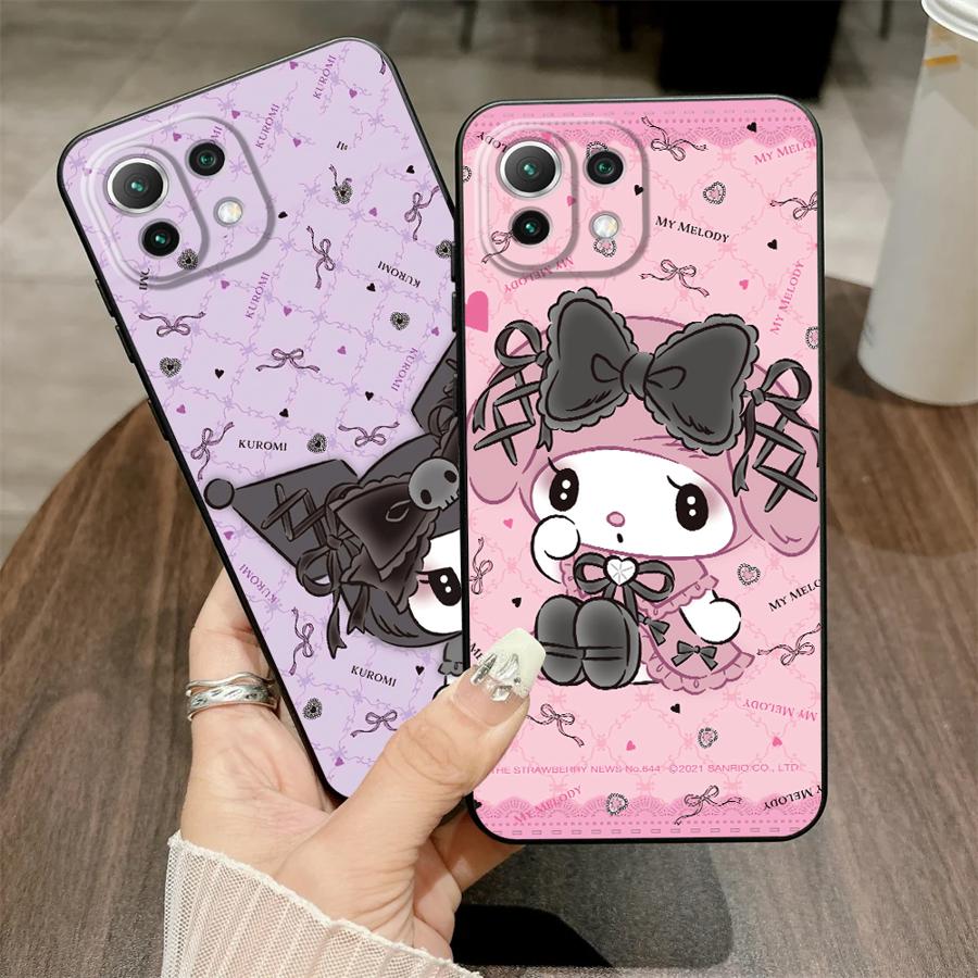 Kuromi Melody Case for Xiaomi Mi CC9Pro 10 11 13 Lite 11T 14 Pro 9 13 10T 9T Soft Back Phone Cover