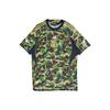 Adidas X A Bathing Ape Коллаборация FW25 Лого Пуловер Футболка с коротким рукавом Унисекс Топы KB2202