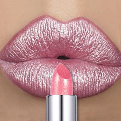 6 Цветов Смелая и Интенсивная Блестящая Металлическая Губная Помада Перламутровая Мерцающая Тинт для Губ Стойкая Легко Наносится Бриллиантовая Губная Помада