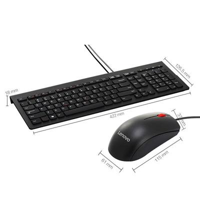 Проводная клавиатура и мышь Lenovo M120Pro