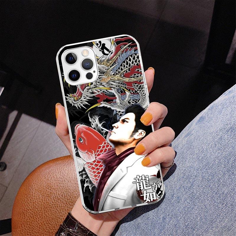Yakuza 0 Game Phone Case For iPhone 13 12 Mini 11 Pro Max XS XR X SE 7 8 Plus 5S 5 6S 6 Gift Print Cover Fundas