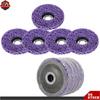 10 Piece 4.5" × 7/8" Strip Discs Stripping Wheel for Angle Grinders Purple