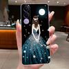 Чехол для телефона Vivo V70 FE Funda Capa с бабочкой и бантом, защитный чехол, прозрачный мягкий силиконовый TPU чехол Coque