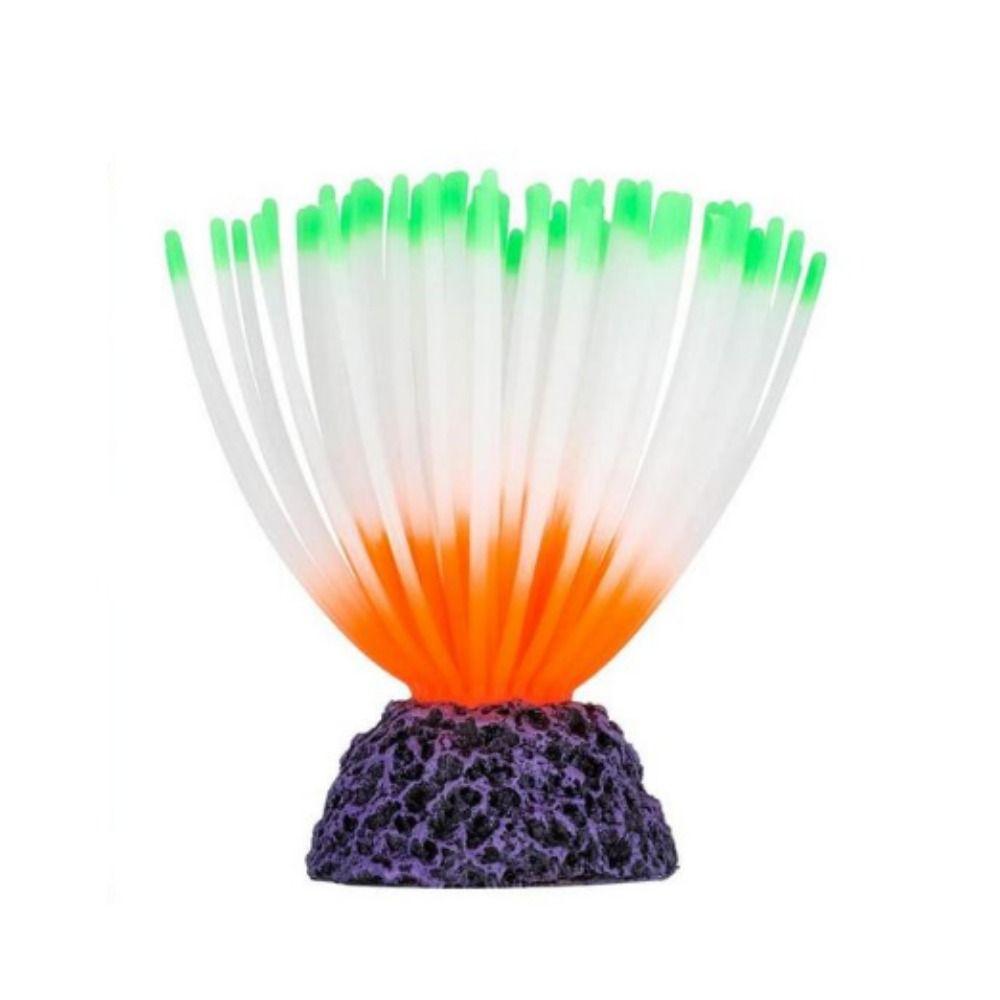 Fake Luminous Sea Urchin Simulation Sea Anemone Decorative Sea Urchin Bulb  Fish Tank Decor